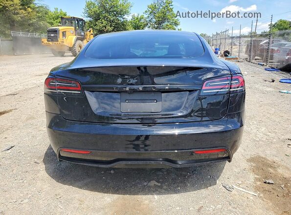 5YJSA1E53PF502948 2023 TESLA MODEL Black უკანა ხედი