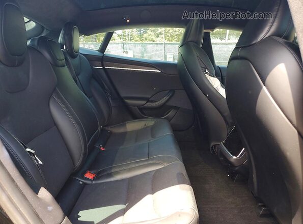5YJSA1E53PF502948 2023 TESLA MODEL Black უკანა სავარძლების ხედი