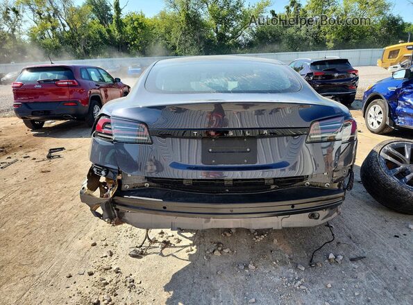 5YJSA1E54PF520164 2023 TESLA MODEL Gray Rear view