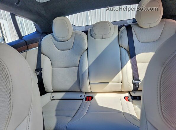 5YJSA1E54PF520164 2023 TESLA MODEL Gray Rear seats view