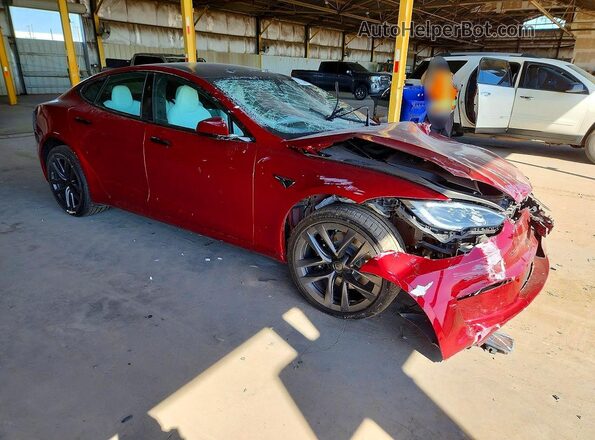 5YJSA1E56RF539558 2024 TESLA MODEL Red Delantero derecho