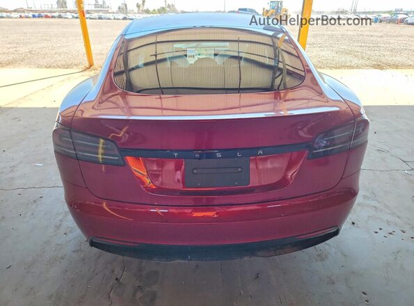 5YJSA1E56RF539558 2024 TESLA MODEL Red Vista trasera