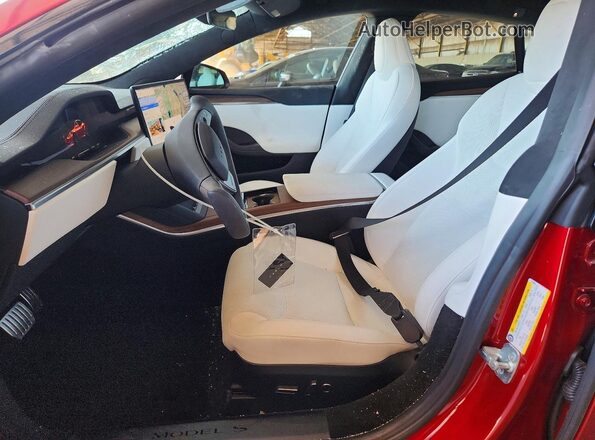 5YJSA1E56RF539558 2024 TESLA MODEL Red Vista interior delantera