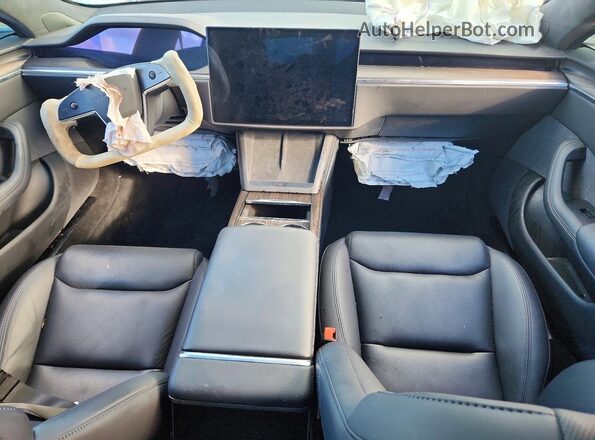 5YJSA1E59MF441973 2021 TESLA MODEL White Widok deski rozdzielczej