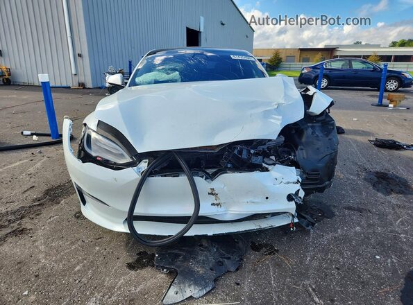 5YJSA1E59MF441973 2021 TESLA MODEL White Widok z przodu