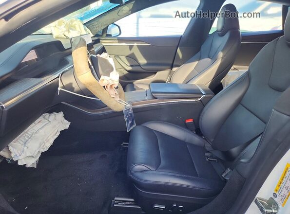 5YJSA1E59MF441973 2021 TESLA MODEL White Widok wnętrza z przodu