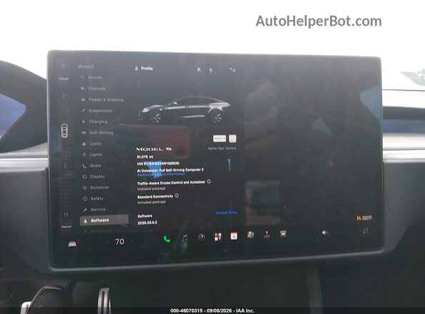 5YJSA1E5XMF428830 2021 TESLA MODEL S Gray 