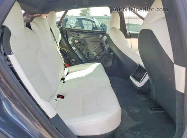 5YJSA1E5XMF451993 2021 TESLA MODEL Угольный Вид задней части салона