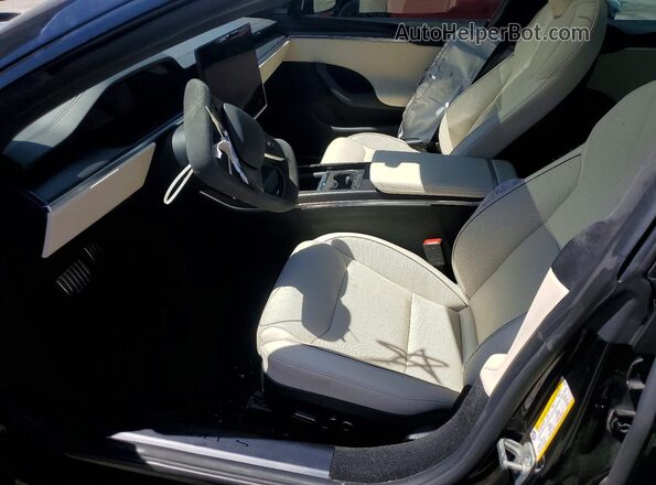 5YJSA1E61PF524665 2023 TESLA MODEL Black Սալոնի դիմացի տեսք