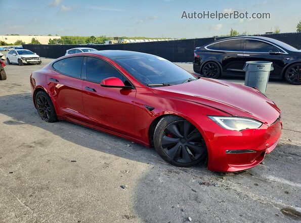 5YJSA1E61SF548456 2025 TESLA MODEL Red წინა მარჯვენა