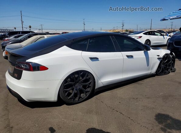5YJSA1E63MF441766 2021 TESLA MODEL Two Tone Tył prawy
