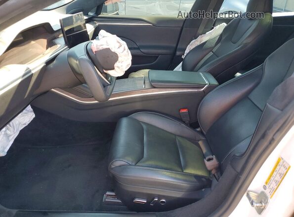 5YJSA1E63MF441766 2021 TESLA MODEL Two Tone Widok wnętrza z przodu