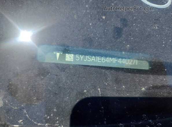 5YJSA1E64MF440271 2021 TESLA MODEL White Widok komory silnika
