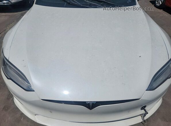 5YJSA1E64MF440271 2021 TESLA MODEL White Widok wnętrza z tyłu