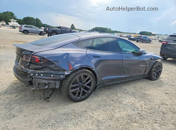 5YJSA1E65NF472969 2022 TESLA MODEL Charcoal Rear right