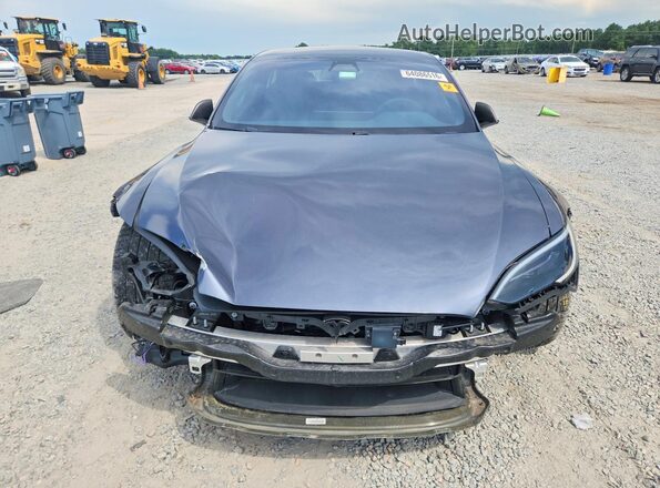 5YJSA1E65NF472969 2022 TESLA MODEL Charcoal Front view