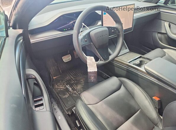 5YJSA1E65NF472969 2022 TESLA MODEL Charcoal Dashboard view