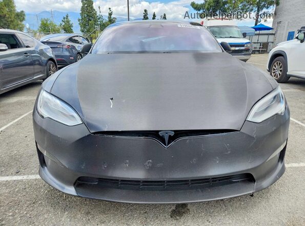 5YJSA1E68MF438636 2021 TESLA MODEL Black Вид задньої частини салону