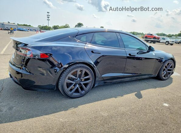 5YJSA1E6XMF433406 2021 TESLA MODEL Black Rear right