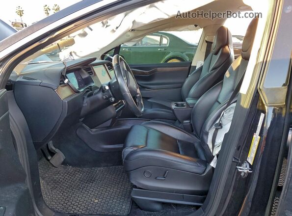 5YJXCBE21JF117889 2018 TESLA MODEL Black Vista interior delantera