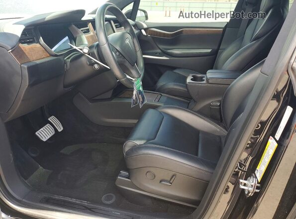 5YJXCBE28JF123365 2018 TESLA MODEL Black Вид салону спереду