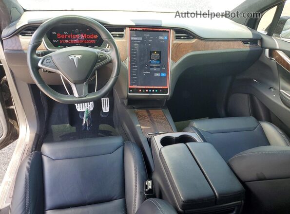 5YJXCBE28JF123365 2018 TESLA MODEL Black Вид панелі приладів