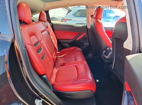 5YJYGAEE0MF191127 2021 TESLA MODEL Черный Вид задней части салона