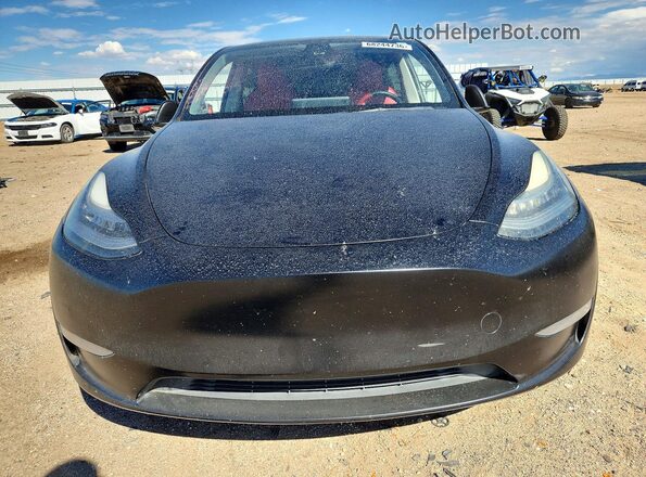 5YJYGAEE0MF191127 2021 TESLA MODEL Черный Вид спереди
