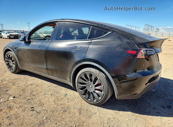 5YJYGAEE0MF191127 2021 TESLA MODEL Черный Задняя левая четверть