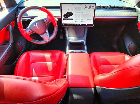 5YJYGAEE0MF191127 2021 TESLA MODEL Черный Вид панели приборов
