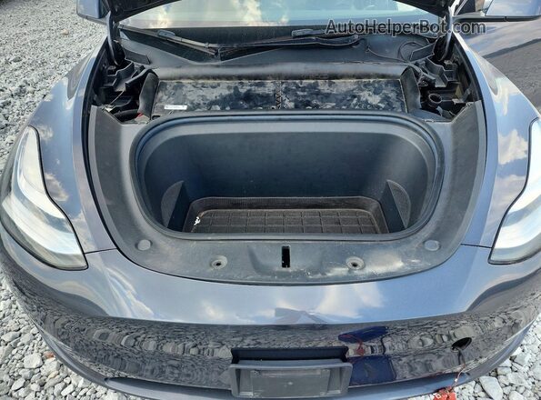 5YJYGAEE1MF243204 2021 TESLA MODEL Gray Engine compartment view