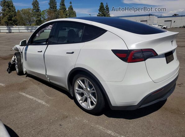 5YJYGAEE4MF189199 2021 TESLA MODEL White უკანა მარცხენა