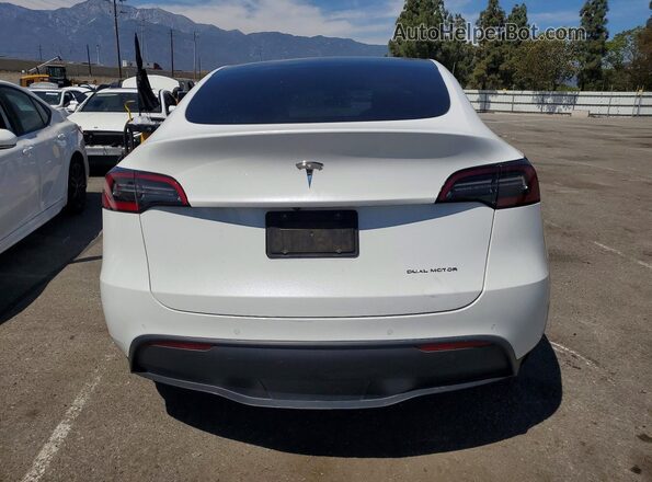 5YJYGAEE4MF189199 2021 TESLA MODEL White უკანა ხედი