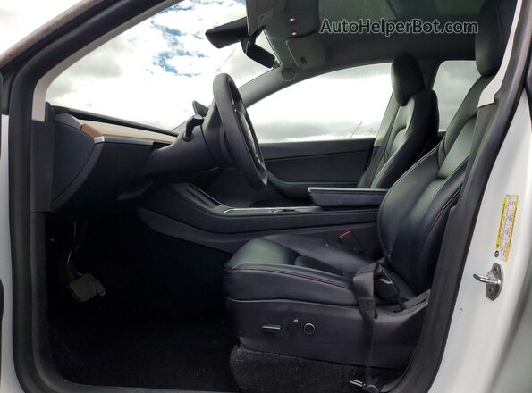 5YJYGAEE7MF214144 2021 TESLA MODEL White წინა სალონის ხედი