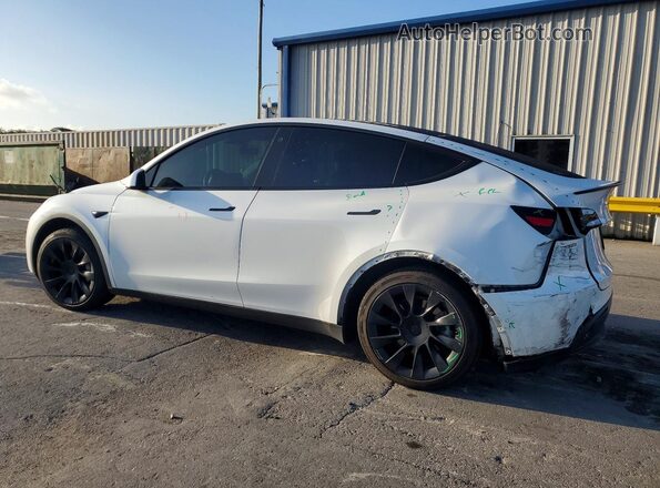 5YJYGDED6MF122631 2021 TESLA MODEL Белый Задняя левая четверть