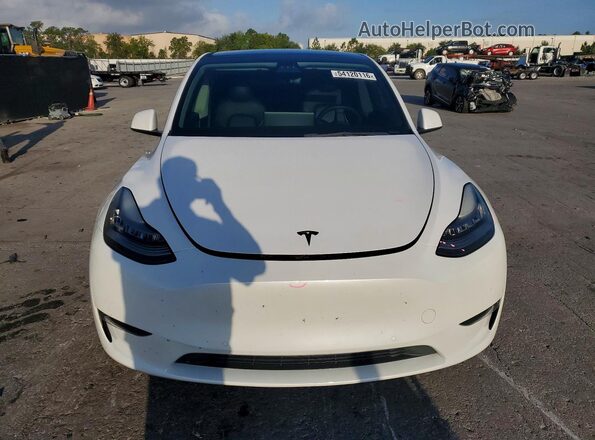 5YJYGDED6MF122631 2021 TESLA MODEL Белый Вид спереди