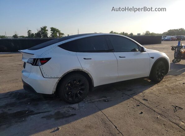 5YJYGDED6MF122631 2021 TESLA MODEL Белый Задняя правая четверть