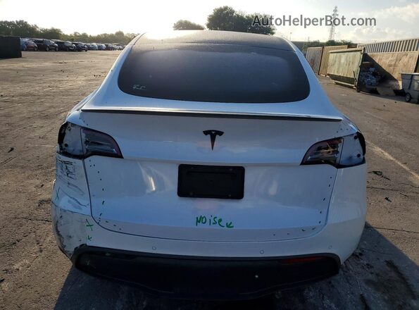 5YJYGDED6MF122631 2021 TESLA MODEL Белый Вид сзади