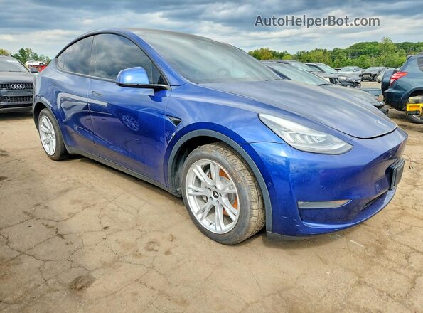 5YJYGDEE0LF045245 2020 TESLA MODEL Blue Delantero derecho