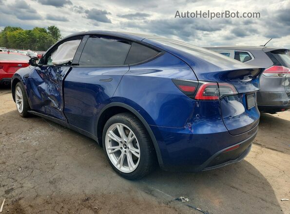 5YJYGDEE0LF045245 2020 TESLA MODEL Blue Trasero izquierdo