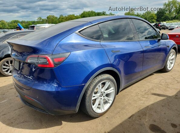 5YJYGDEE0LF045245 2020 TESLA MODEL Blue Trasero derecho