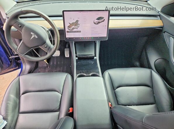 5YJYGDEE0LF045245 2020 TESLA MODEL Blue Vista del salpicadero