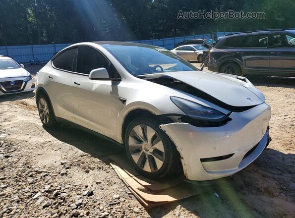 5YJYGDEE0MF144830 2021 TESLA MODEL White Delantero derecho