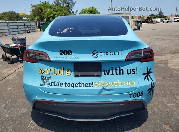 5YJYGDEE0MF279046 2021 TESLA MODEL Blue Вид ззаду