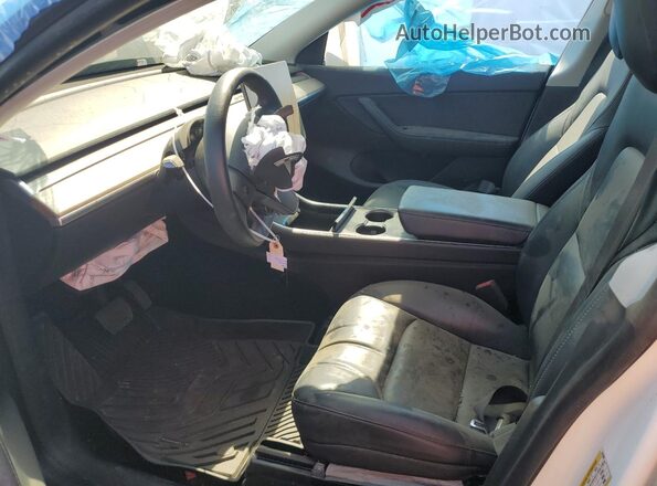 5YJYGDEE1LF028406 2020 TESLA MODEL Белый Вид салона спереди