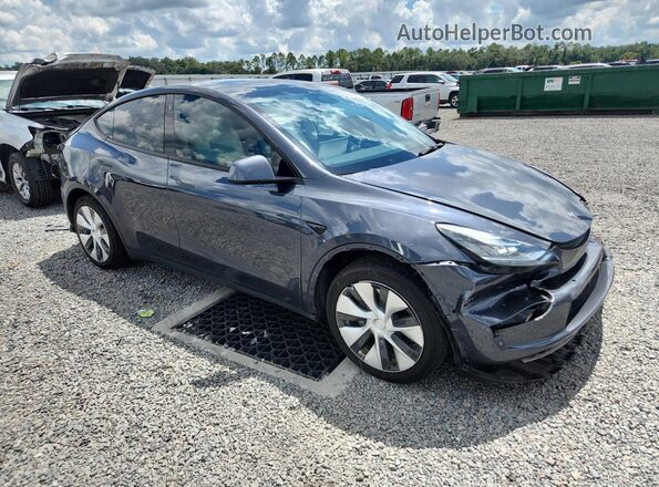 5YJYGDEE1MF186844 2021 TESLA MODEL Серый Передняя правая четверть