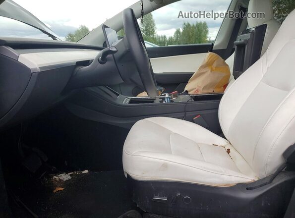 5YJYGDEE2MF130847 2021 TESLA MODEL Black წინა სალონის ხედი
