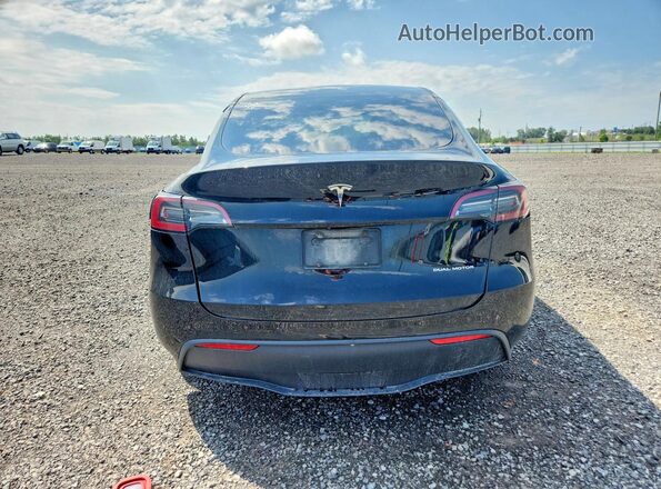 5YJYGDEE2MF184035 2021 TESLA MODEL Black Rear view