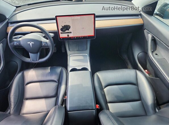 5YJYGDEE2MF184035 2021 TESLA MODEL Black Dashboard view