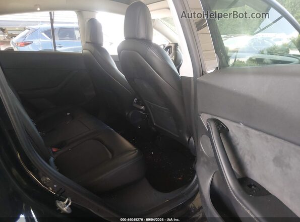 5YJYGDEE3MF120621 2021 TESLA MODEL Y Black VIN sticker view